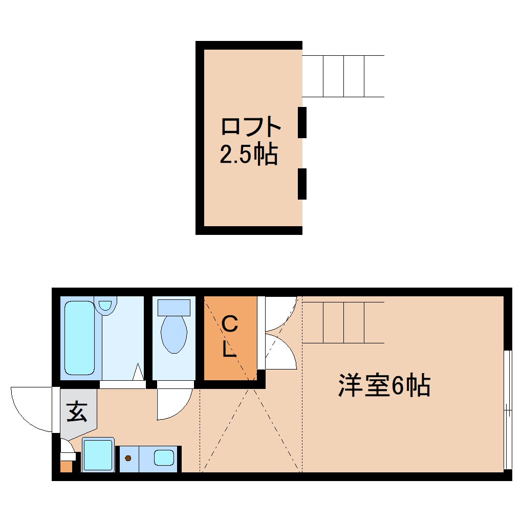 奈良駅 バス9分  北神殿下車：停歩6分 1階の物件間取画像