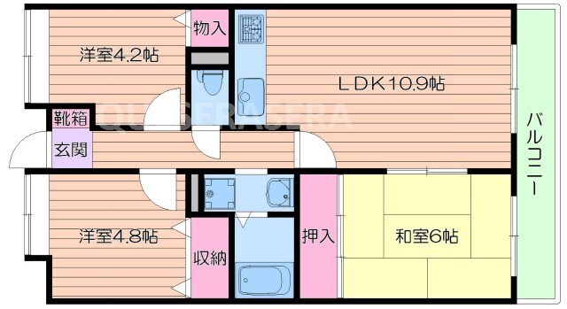 ウェルフェアーの物件間取画像