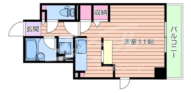 江坂駅 徒歩3分 7階の物件間取画像