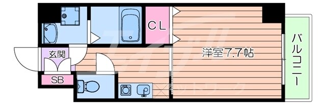 イーストコートの物件間取画像