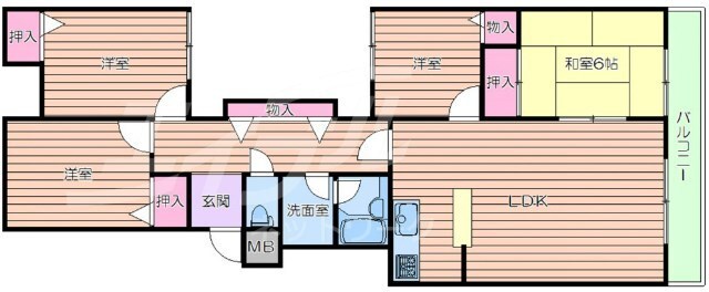 クレリエール21藤白台の物件間取画像