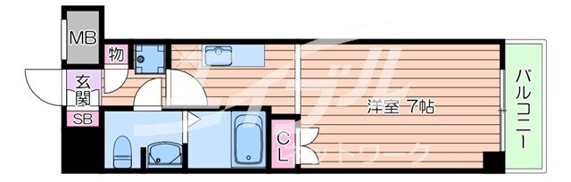 セントラル横山の物件間取画像