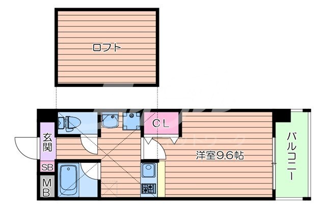 アーデン千里中央の物件間取画像