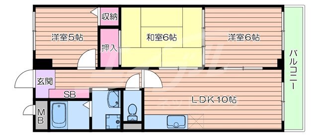 アムール桃山台の物件間取画像