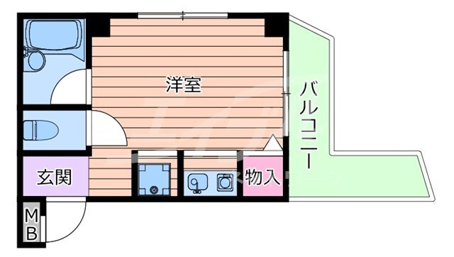 江坂駅 徒歩5分 3階の物件間取画像