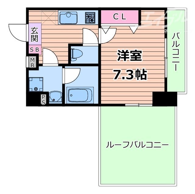 千里山駅 徒歩4分 2階の物件間取画像