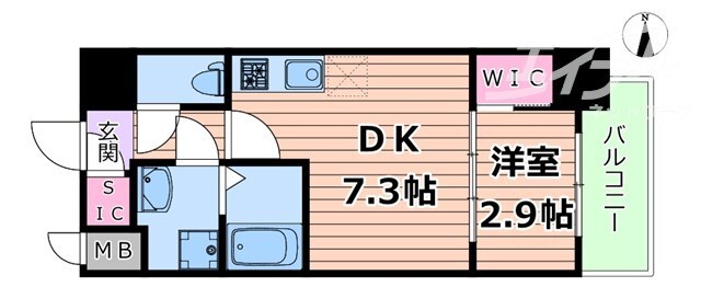 アドバンス江坂東デパールの物件間取画像