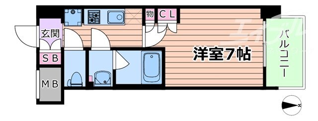 江坂駅 徒歩4分 10階の物件間取画像