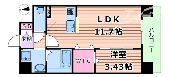 WORVE吹田江坂の物件間取画像