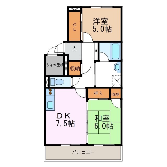 コンフォート・Ｍの物件間取画像