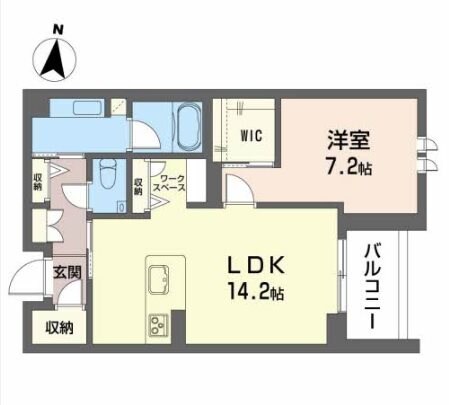 シャーメゾンステージ筑摩の物件間取画像