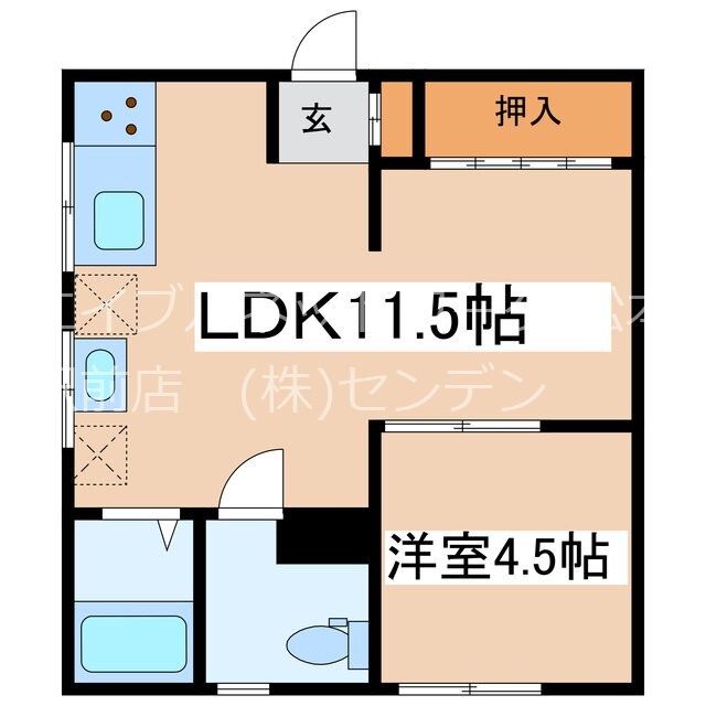 K・Iビルの物件間取画像