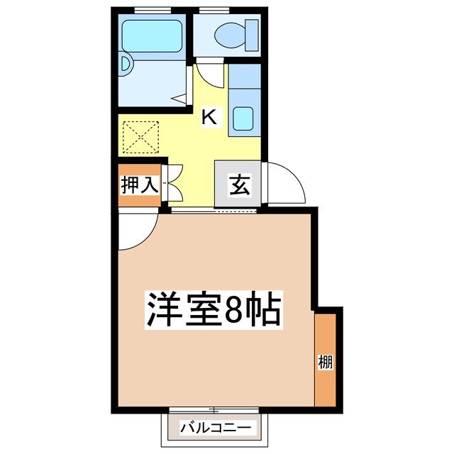 アーバン小山IIIの物件間取画像