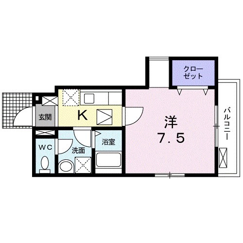 プリマベーラＡ棟の物件間取画像