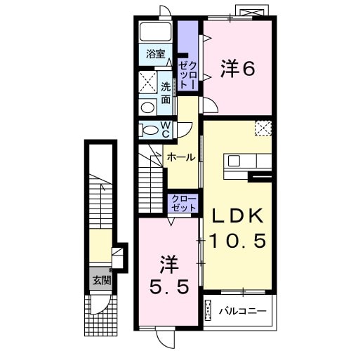 エトワール・Ｋの物件間取画像