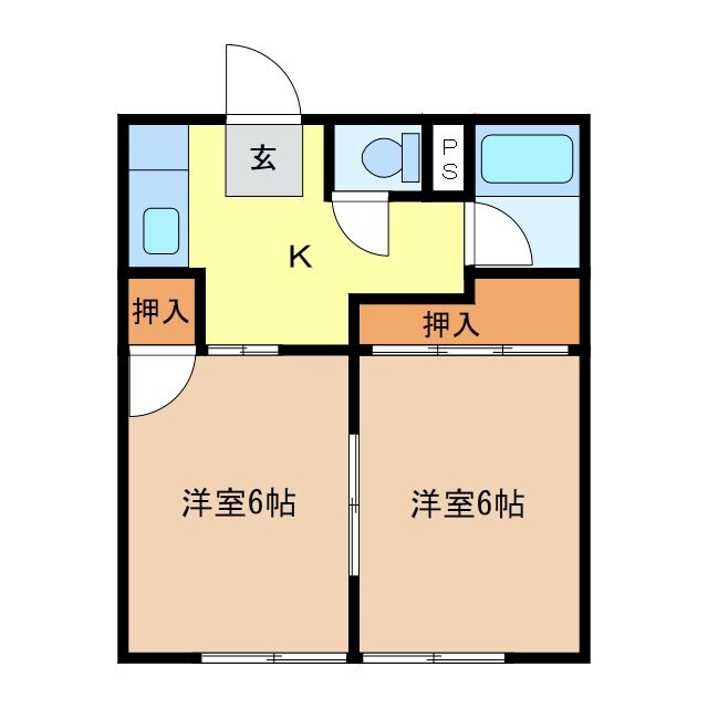 柳町ハイツの物件間取画像