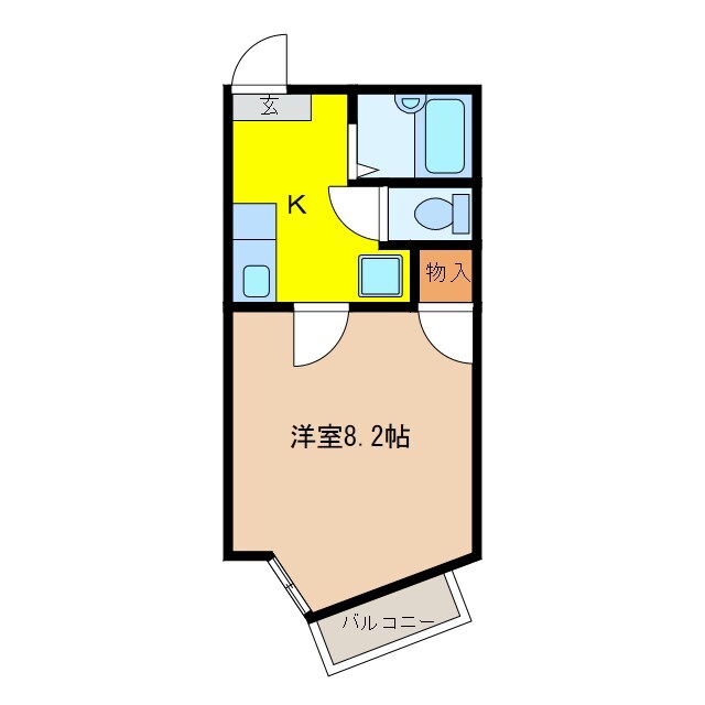 クオリティ桜Ｂ棟の物件間取画像