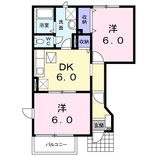 グローリアスmuの物件間取画像