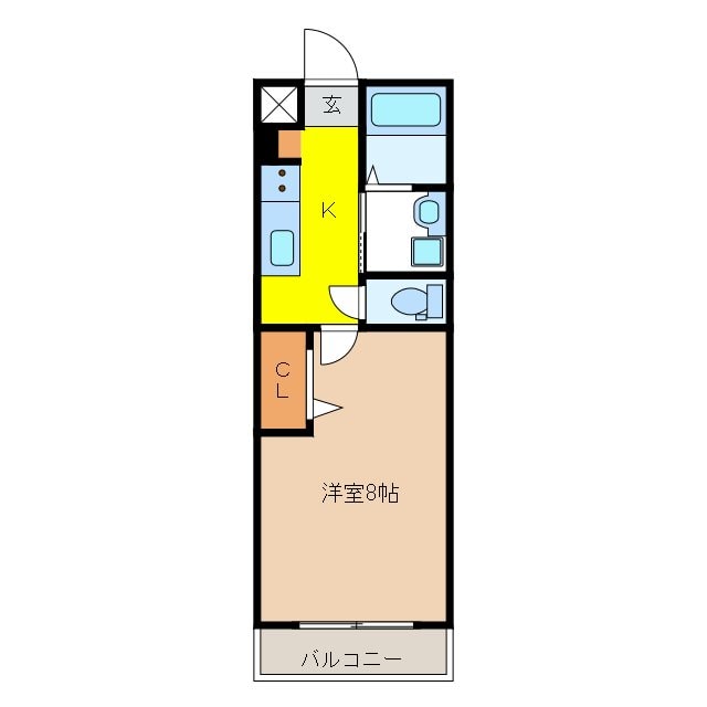 ミレニアムパレス権堂の物件間取画像