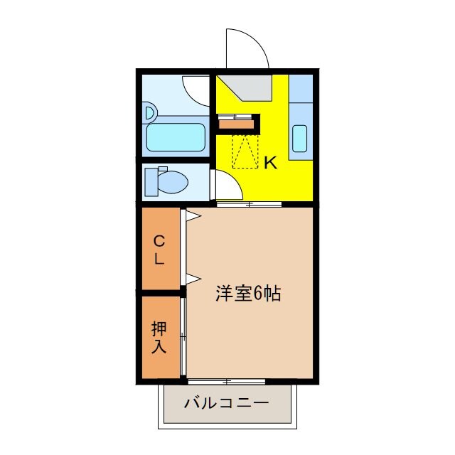 サンハイツ本郷の物件間取画像