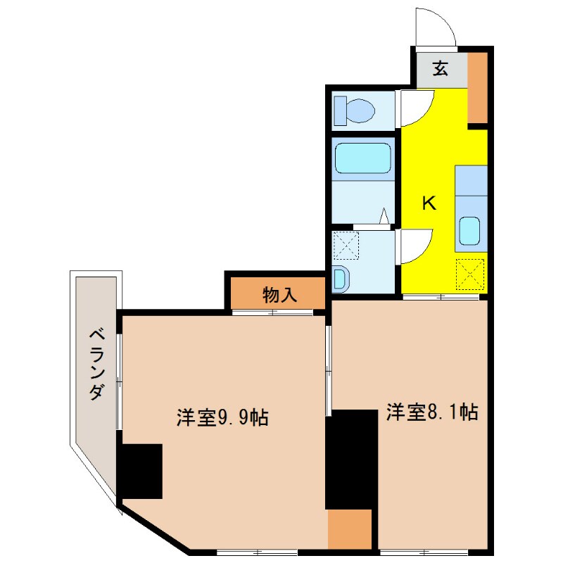 メゾンこばやしの物件間取画像