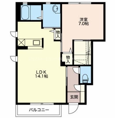 メゾンクラヴィエBの物件間取画像