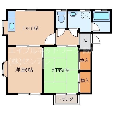 サンコーポBの物件間取画像