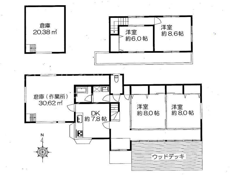 ラベンダーハウスの物件間取画像