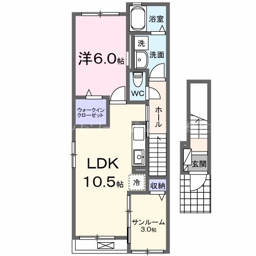 そらいろの物件間取画像