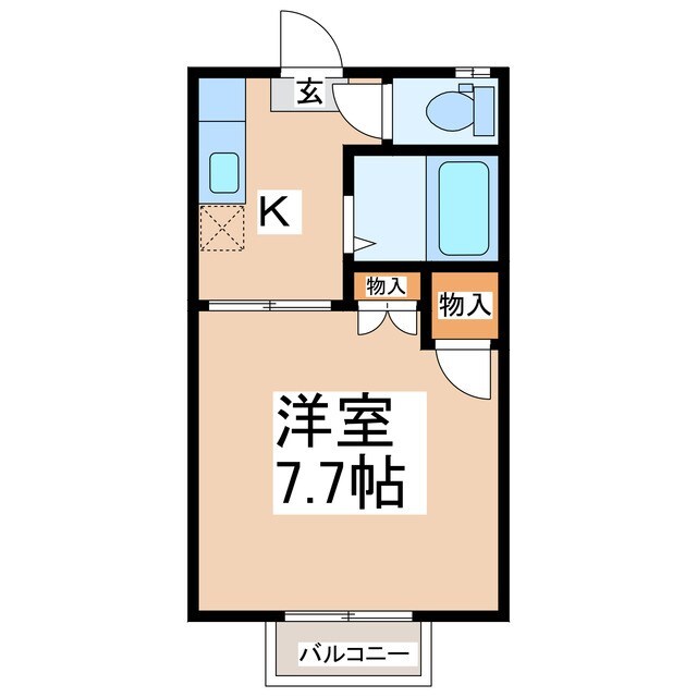 フレンド愛の物件間取画像