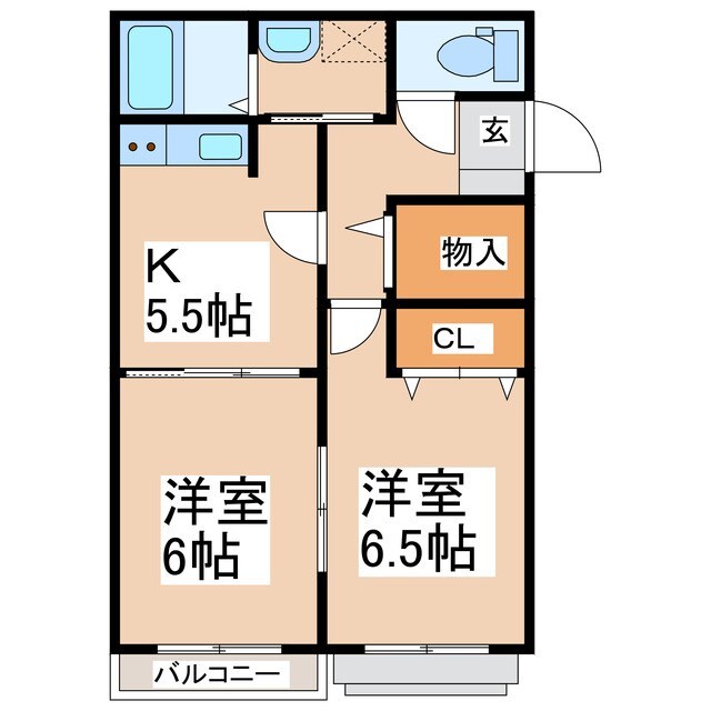 ハイランドハイツの物件間取画像