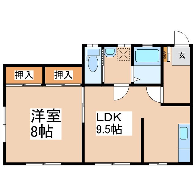 ビレッジぴころの物件間取画像