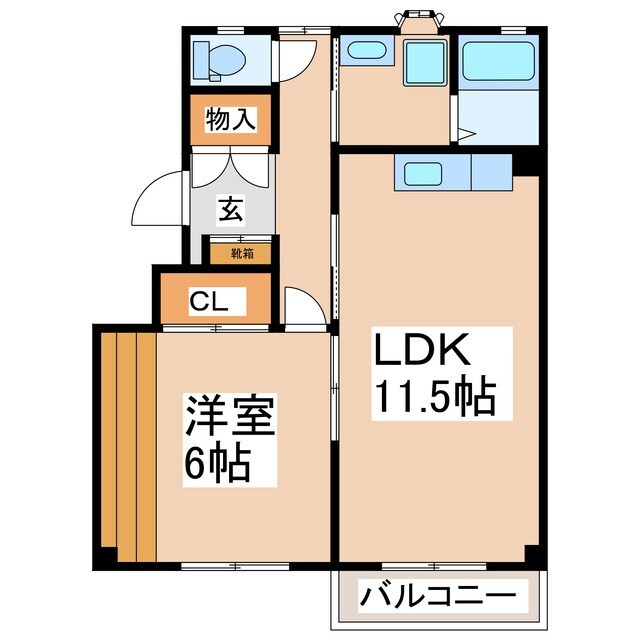 メゾン・ド・ヴェルフォールの物件間取画像