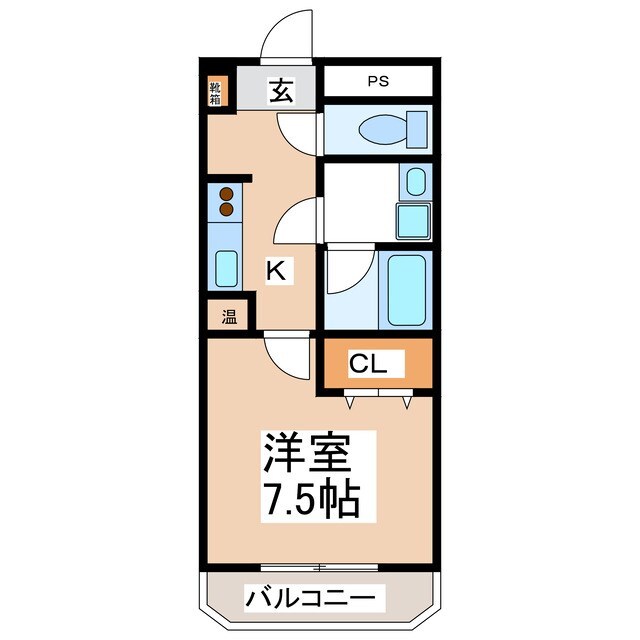 サンライン東部の物件間取画像