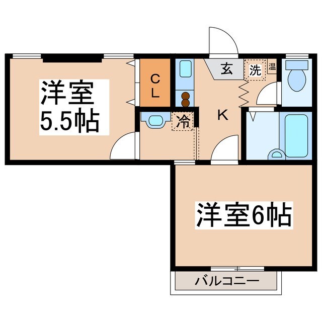 スイングN2の物件間取画像