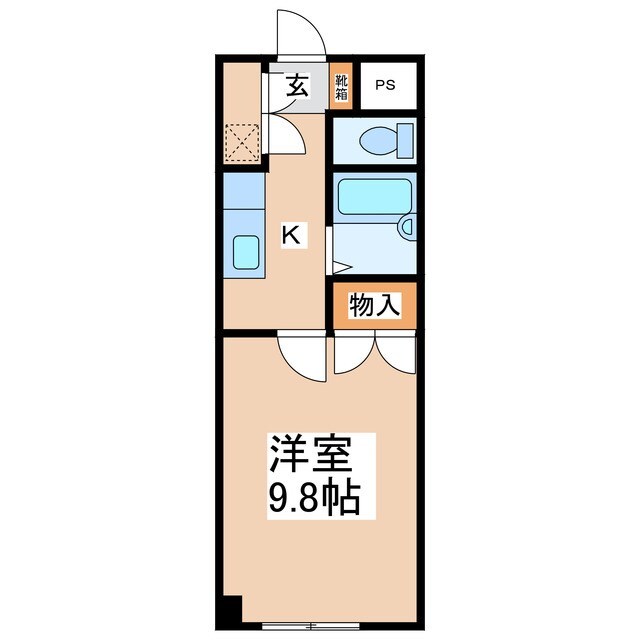 ラフォーレ・イケノの物件間取画像