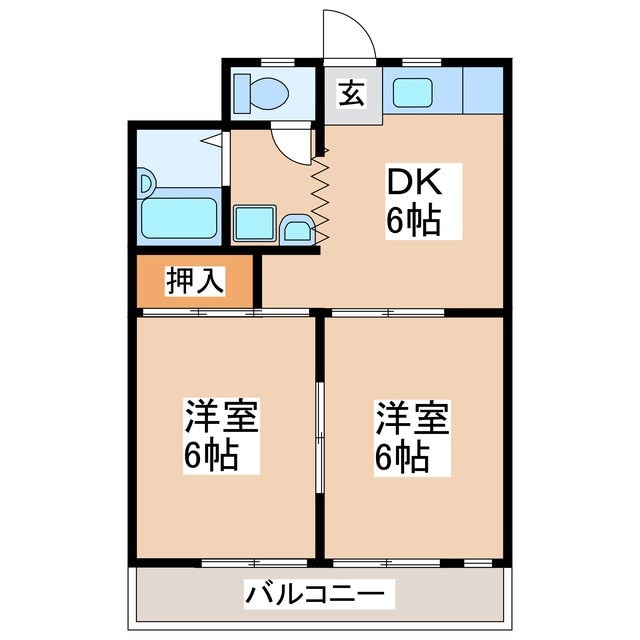 アップルハウスTAKEDAの物件間取画像