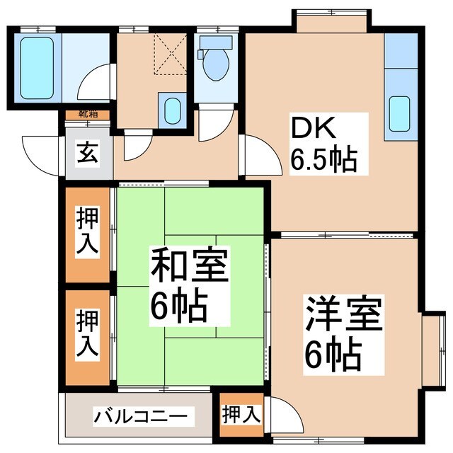 メゾンセピアの物件間取画像
