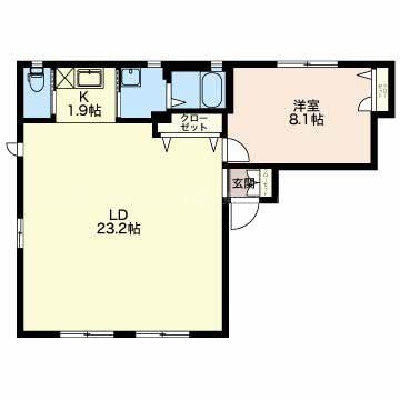 ファインＢ棟の物件間取画像