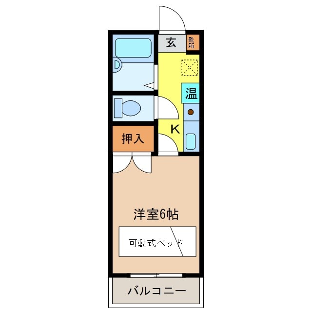 城山ハイツIの物件間取画像