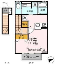 リキの物件間取画像