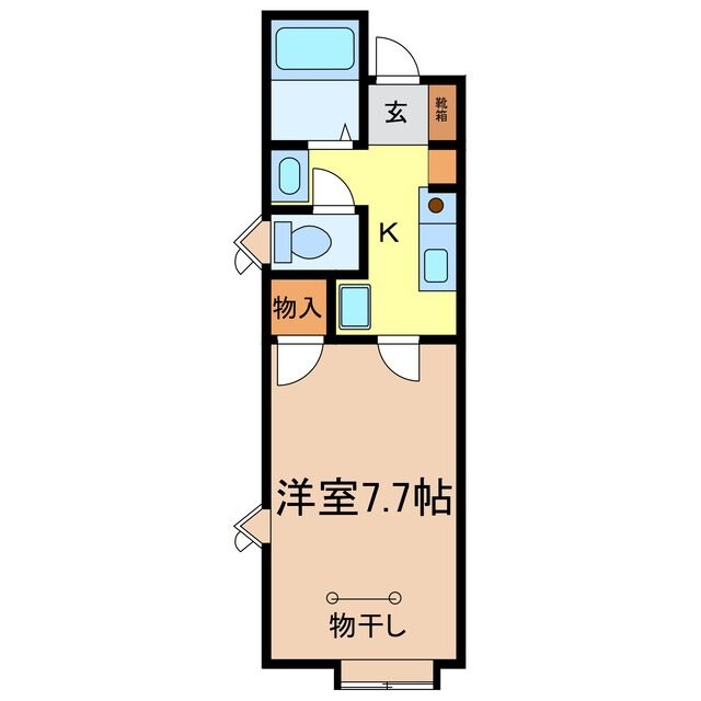 サンディ長池ハイツの物件間取画像