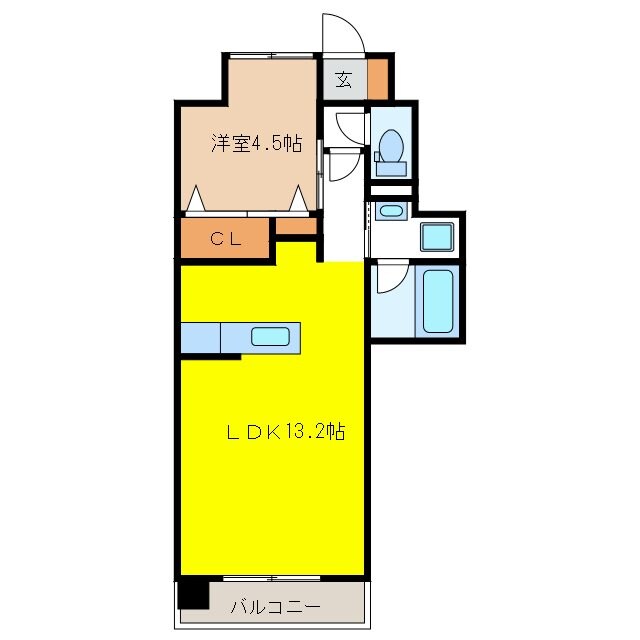 アヴァンセ東口の物件間取画像