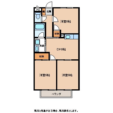 ハイマート明金ABの物件間取画像
