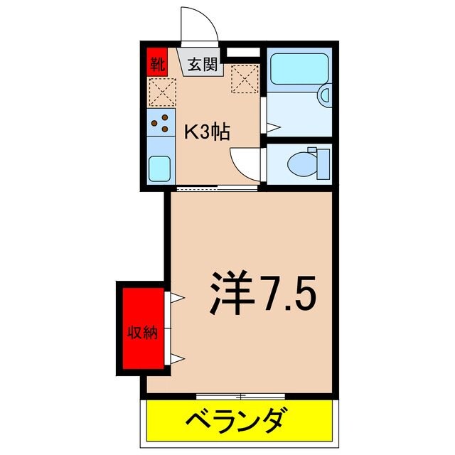 シティハイツもりたの物件間取画像