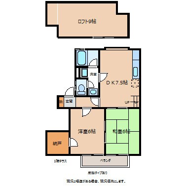 下田ハイツ松尾第2の物件間取画像
