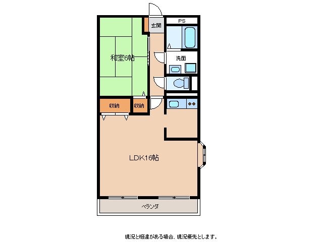 曙町KYハイツの物件間取画像