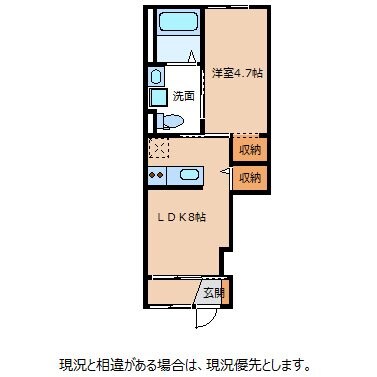 Mシルクの物件間取画像