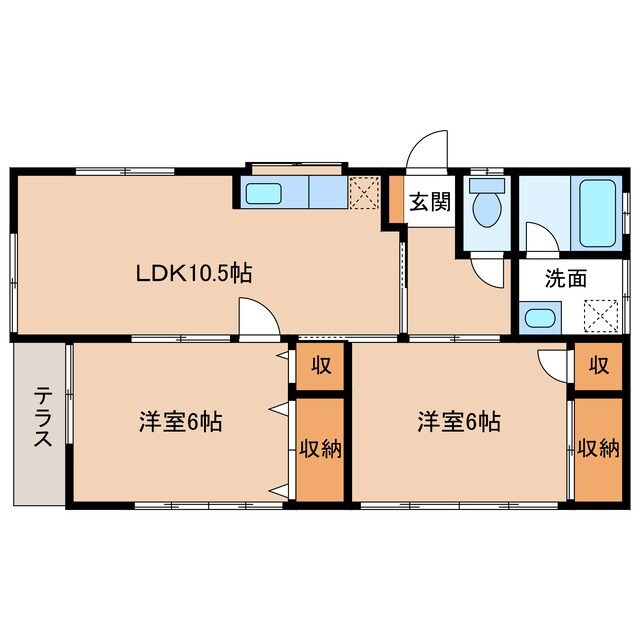 三浦アパートＣの物件間取画像