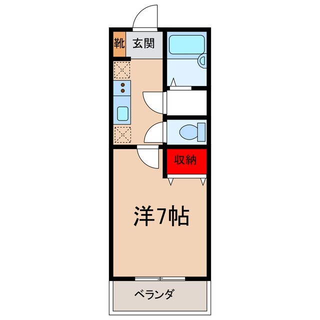 レジデンスハシバの物件間取画像